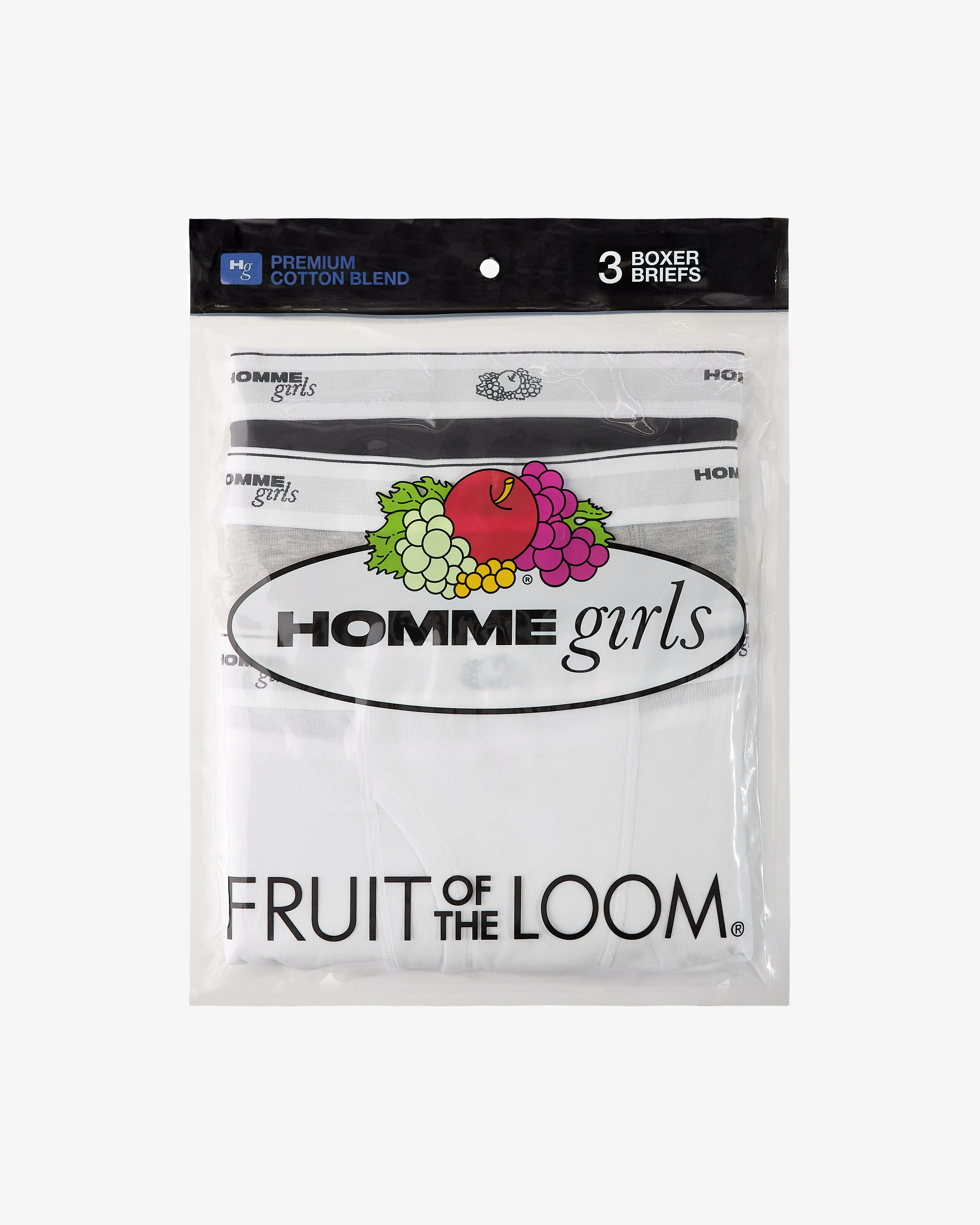HommeGirls x Fruit of the Loom Boxer Briefs (3-Pack) sold by Homme Girls product image thumbnail 4