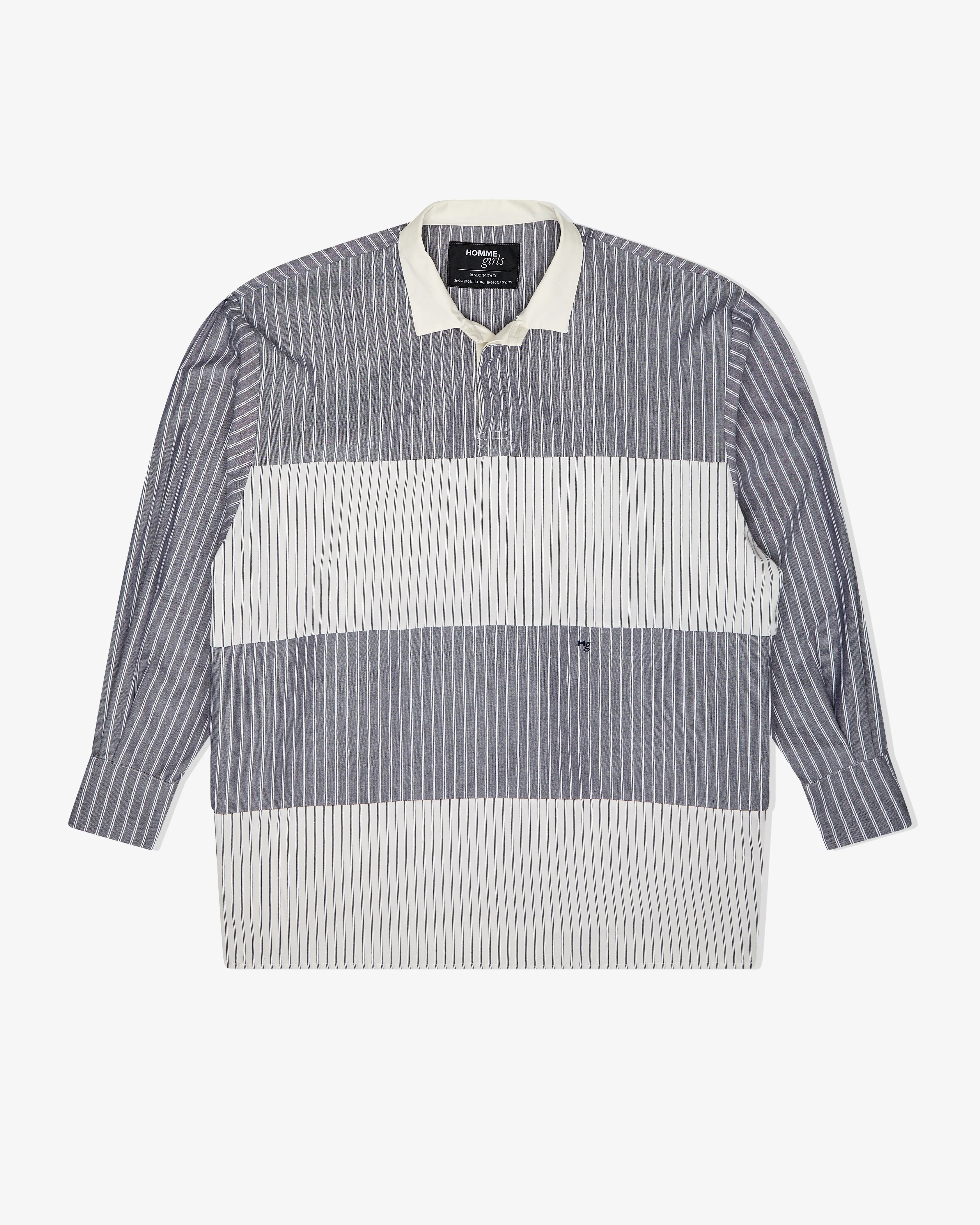 Shirting Rugby in Black White Combo sold by Homme Girls
