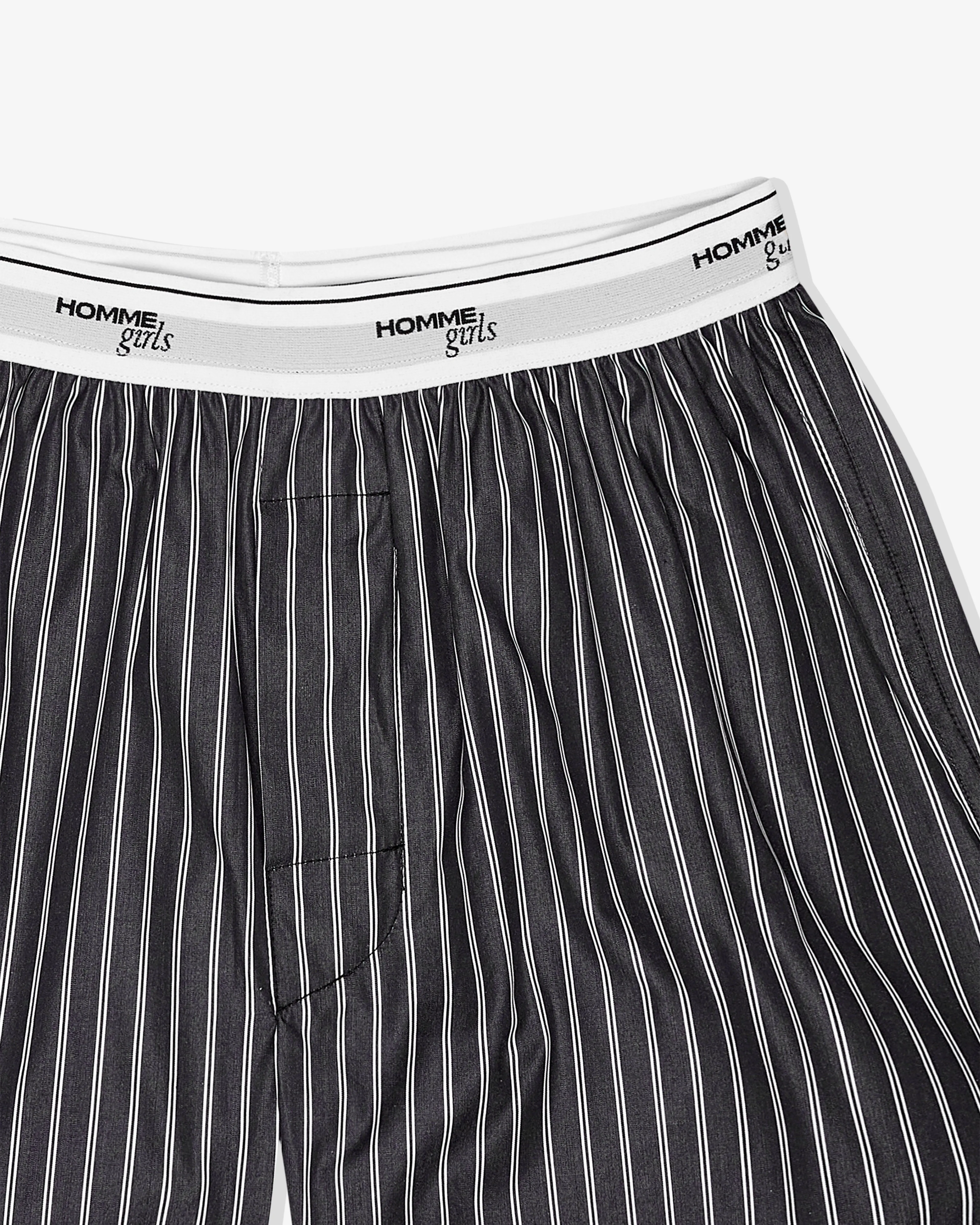 Boxer Shorts in Black Stripe sold by Homme Girls product image thumbnail 4