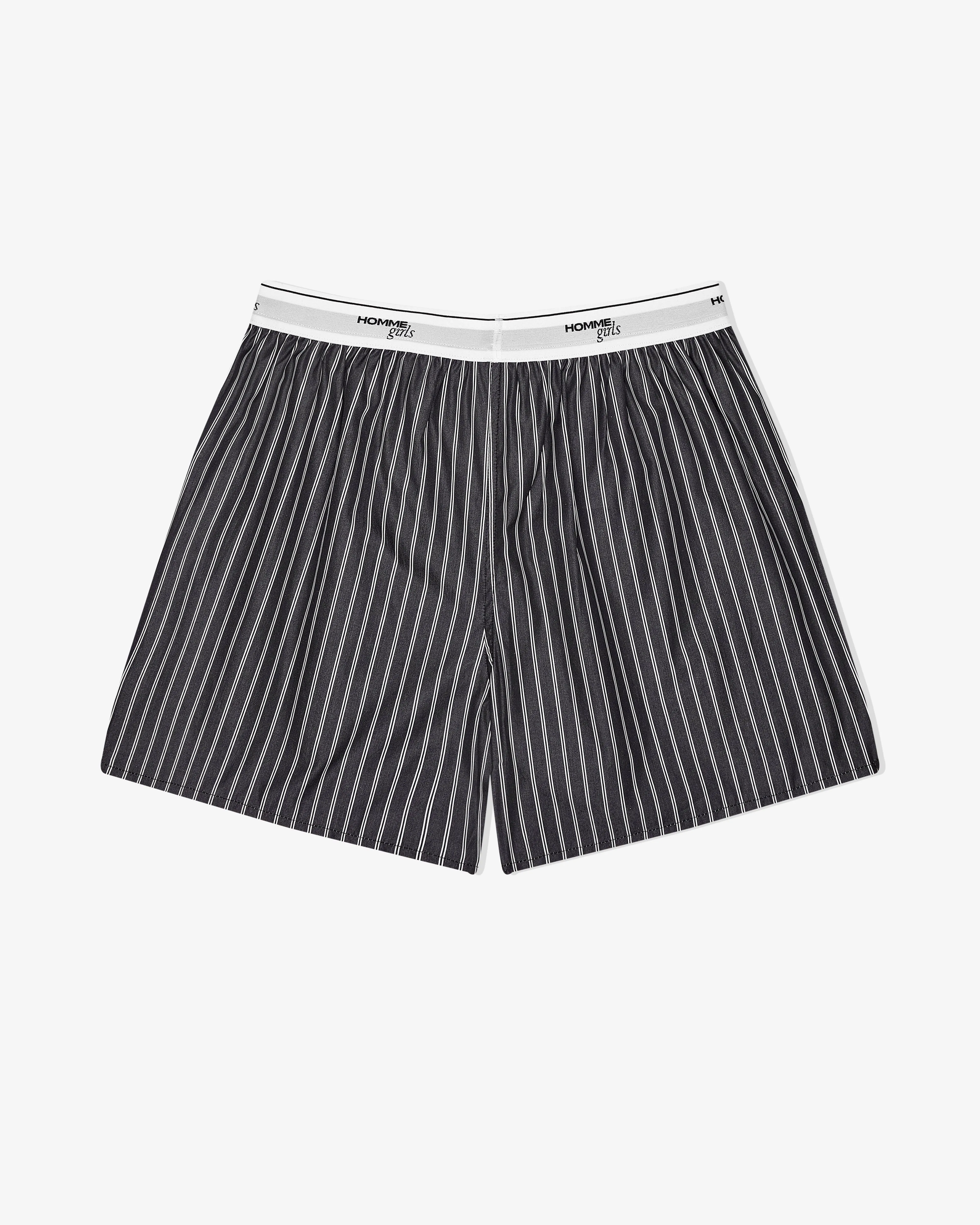 Boxer Shorts in Black Stripe sold by Homme Girls product image thumbnail 3