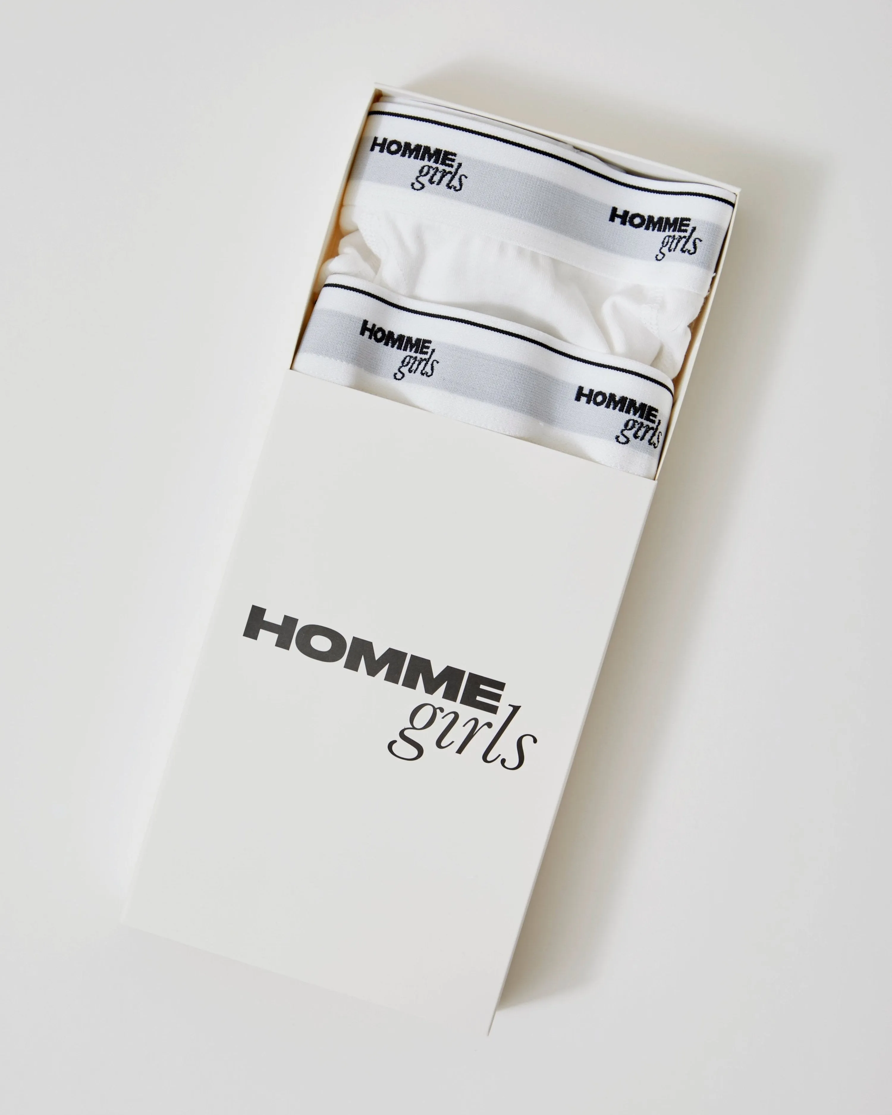 2-Pack Bikini Briefs in White sold by Homme Girls product image thumbnail 4