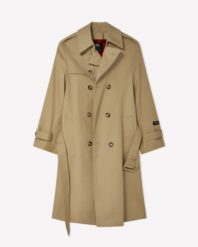 Trench Coat in Khaki made by Homme Girls