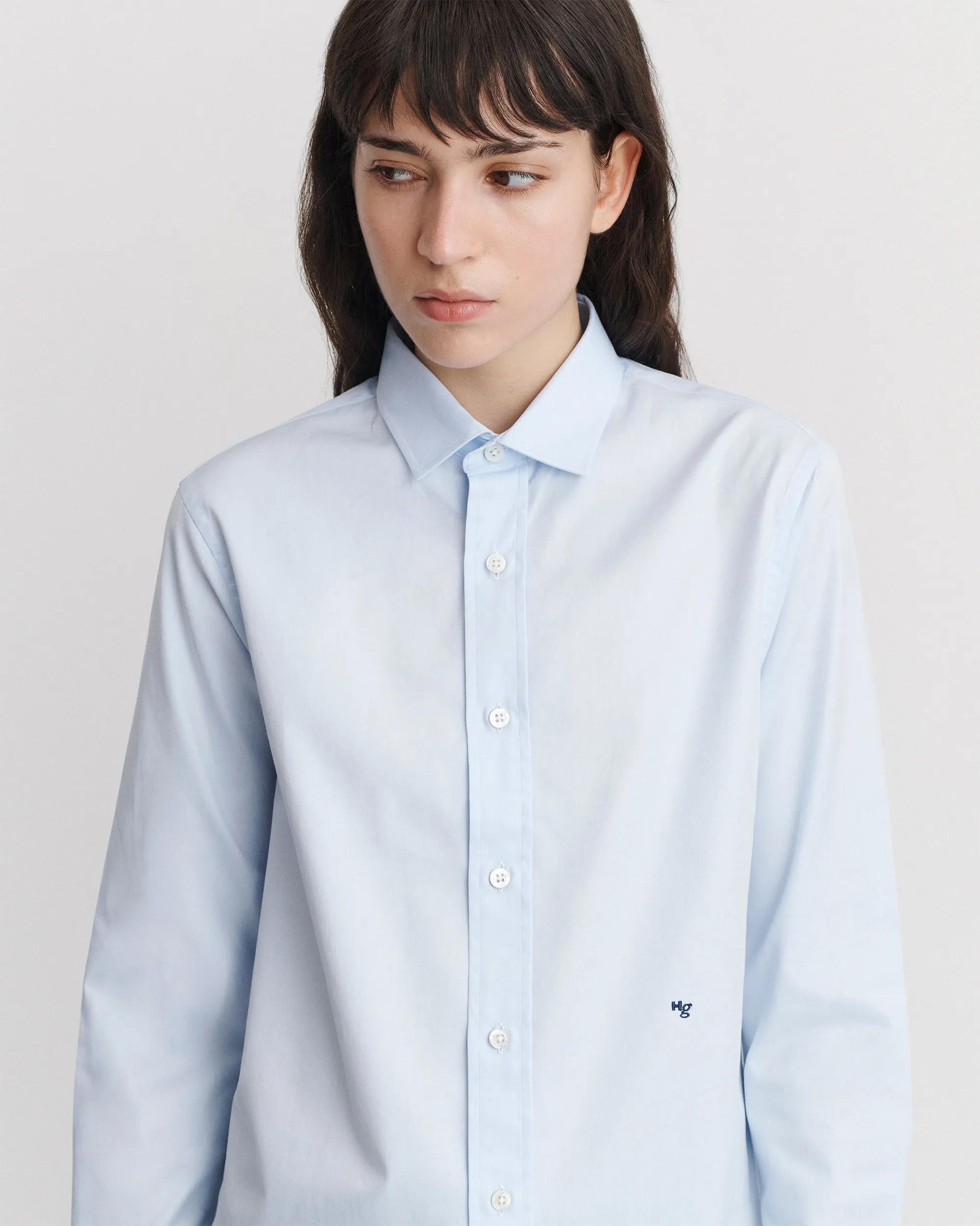 Classic Shirt in Chambray Blue sold by Homme Girls product image thumbnail 2