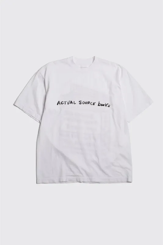 Book Label Tee made by Actual Source Books