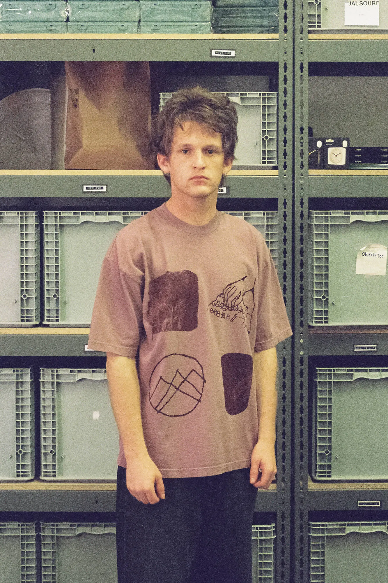 Objects Tee (Mauve) sold by Actual Source Books product image thumbnail 2