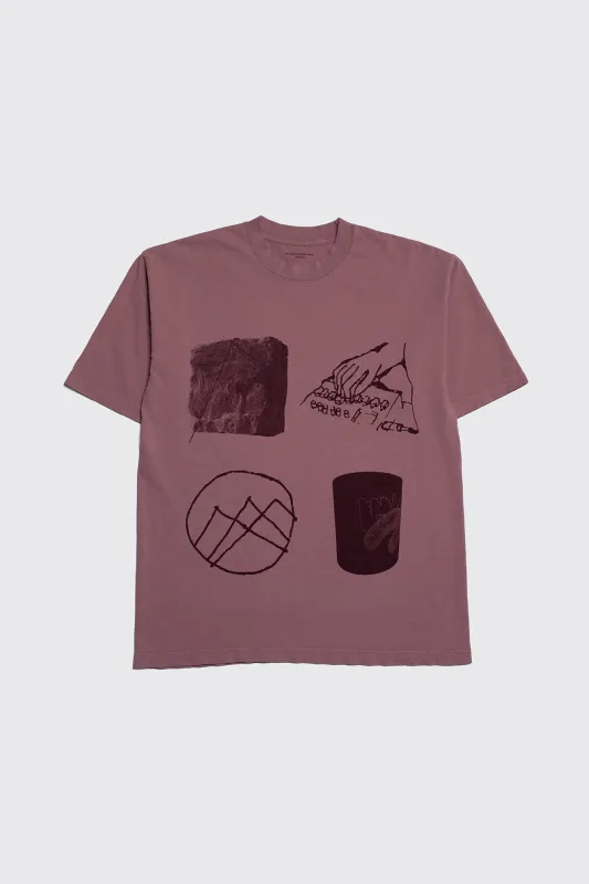 Objects Tee (Mauve) made by Actual Source Books