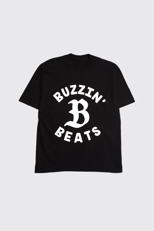 Buzzin' Beats Logo Tee made by Actual Source Books