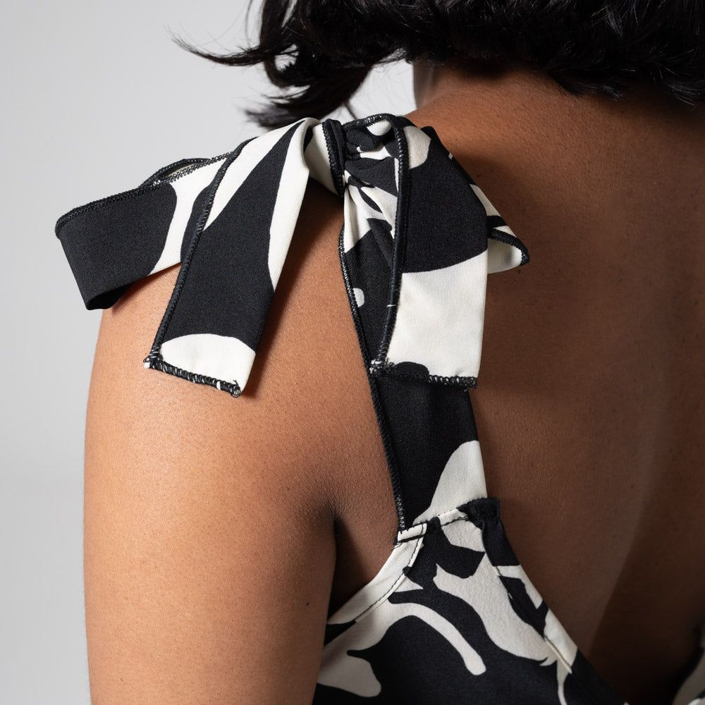 Shoulder Tie Printed Jumpsuit sold by Fashion World product image thumbnail 5