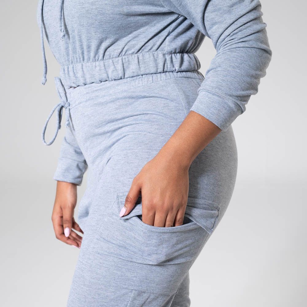 Grey Cargo Tracksuit Set sold by Fashion World product image thumbnail 3