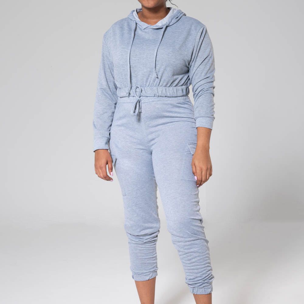 Grey Cargo Tracksuit Set sold by Fashion World product image thumbnail 2