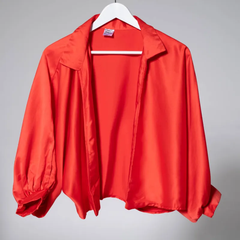 Tangerine Satin Kimono Top sold by Fashion World