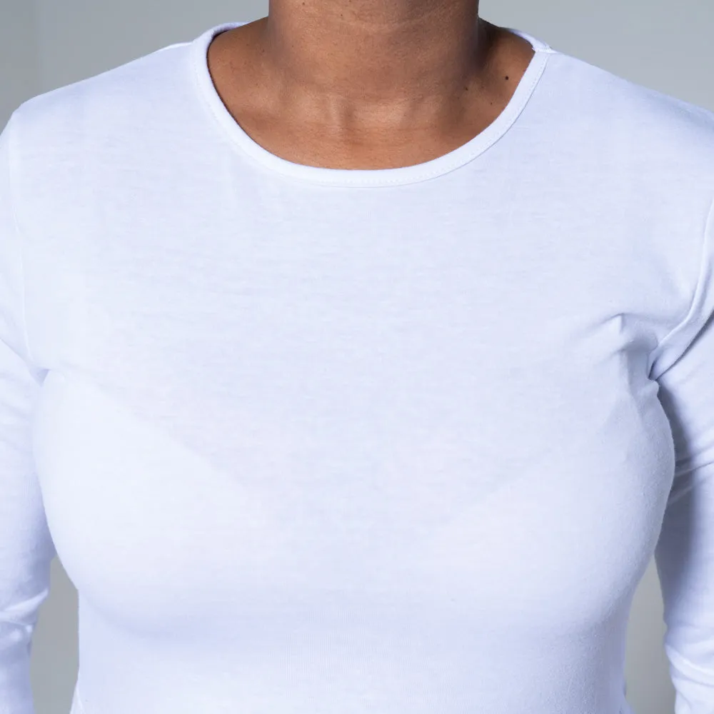 White 3/4 Sleeve Trapeze Dress sold by Fashion World product image thumbnail 2