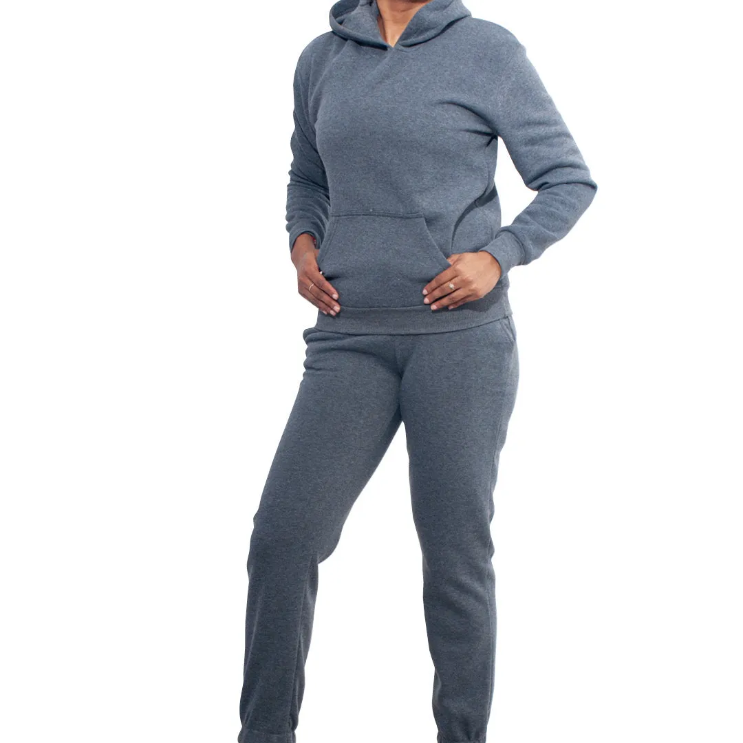 Ladies Charcoal Grey Hoodie sold by Fashion World