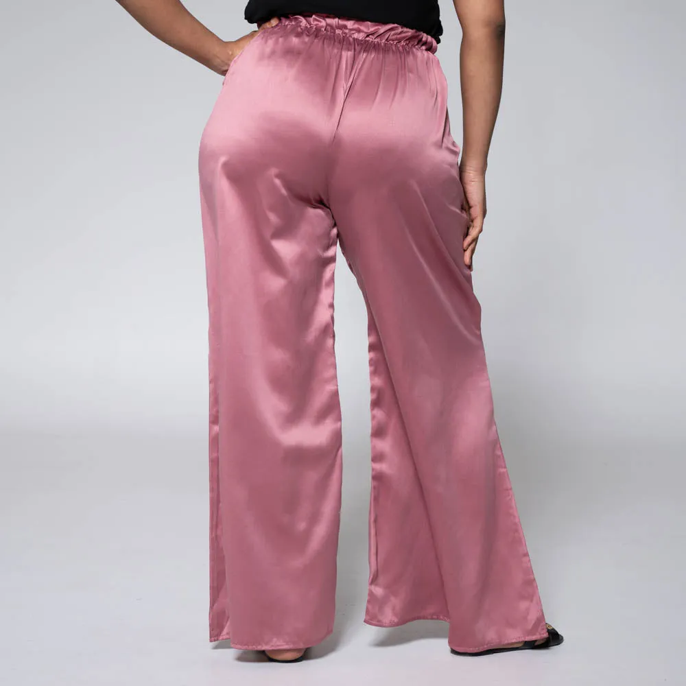 Mauve Satin Pants sold by Fashion World product image thumbnail 4