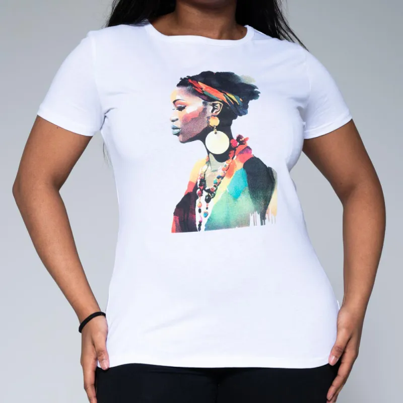White Face Print Tee sold by Fashion World
