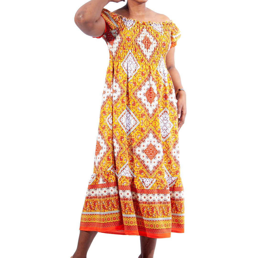 Ladies Plus Size Supersoft Printed Dress sold by Fashion World