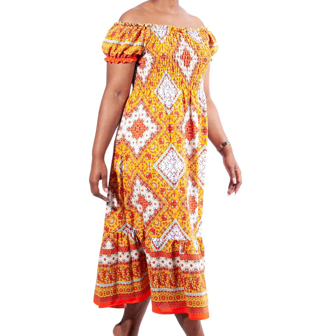 Ladies Plus Size Supersoft Printed Dress sold by Fashion World product image thumbnail 2