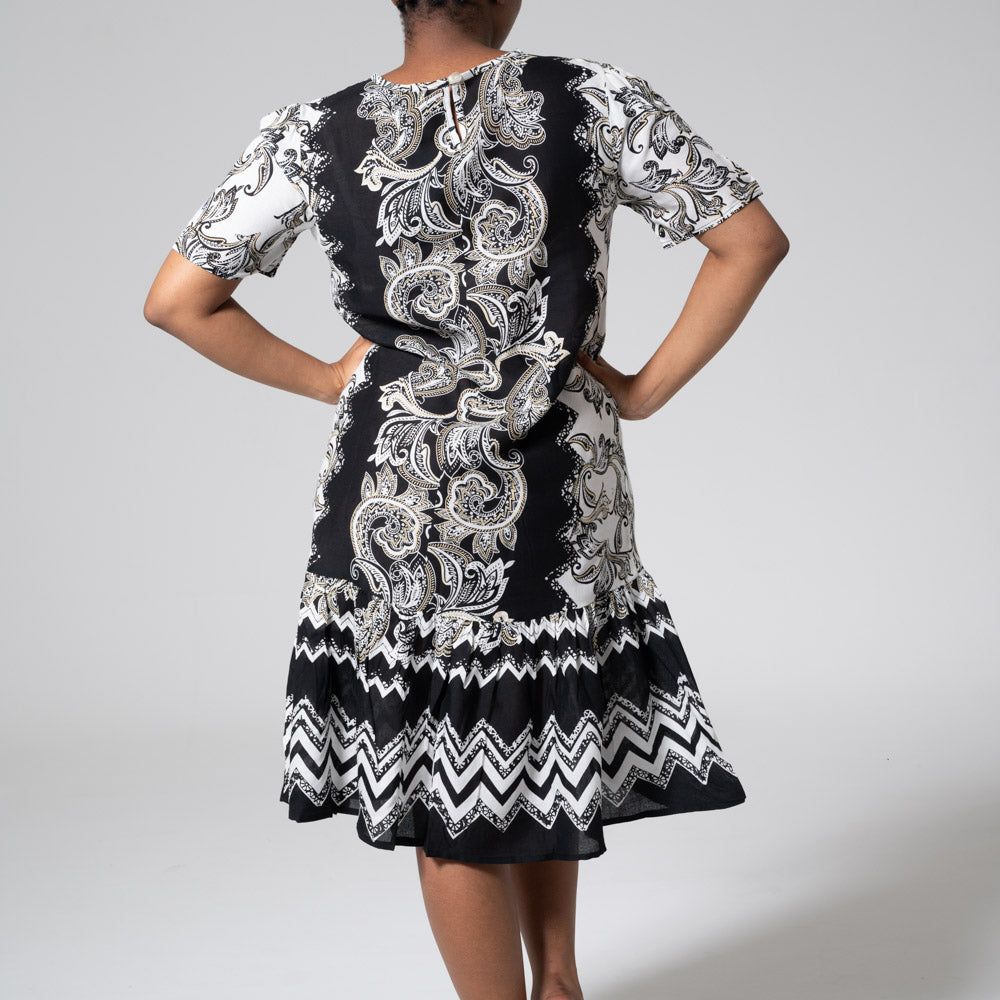 Short Sleeve Viscose Tunic sold by Fashion World product image thumbnail 4