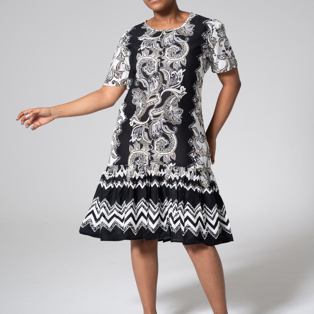 Short Sleeve Viscose Tunic sold by Fashion World product image thumbnail 3