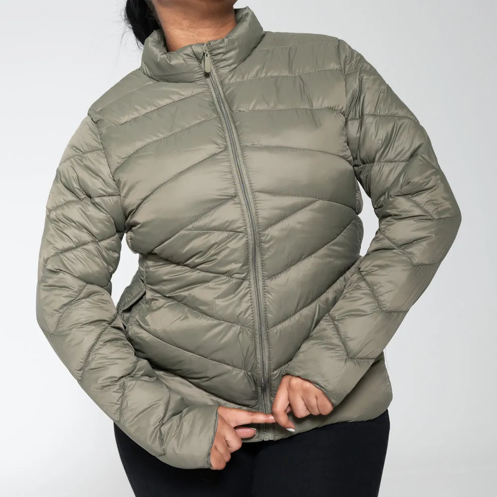 Ladies Fatigue Puffer Jacket sold by Fashion World product image thumbnail 2