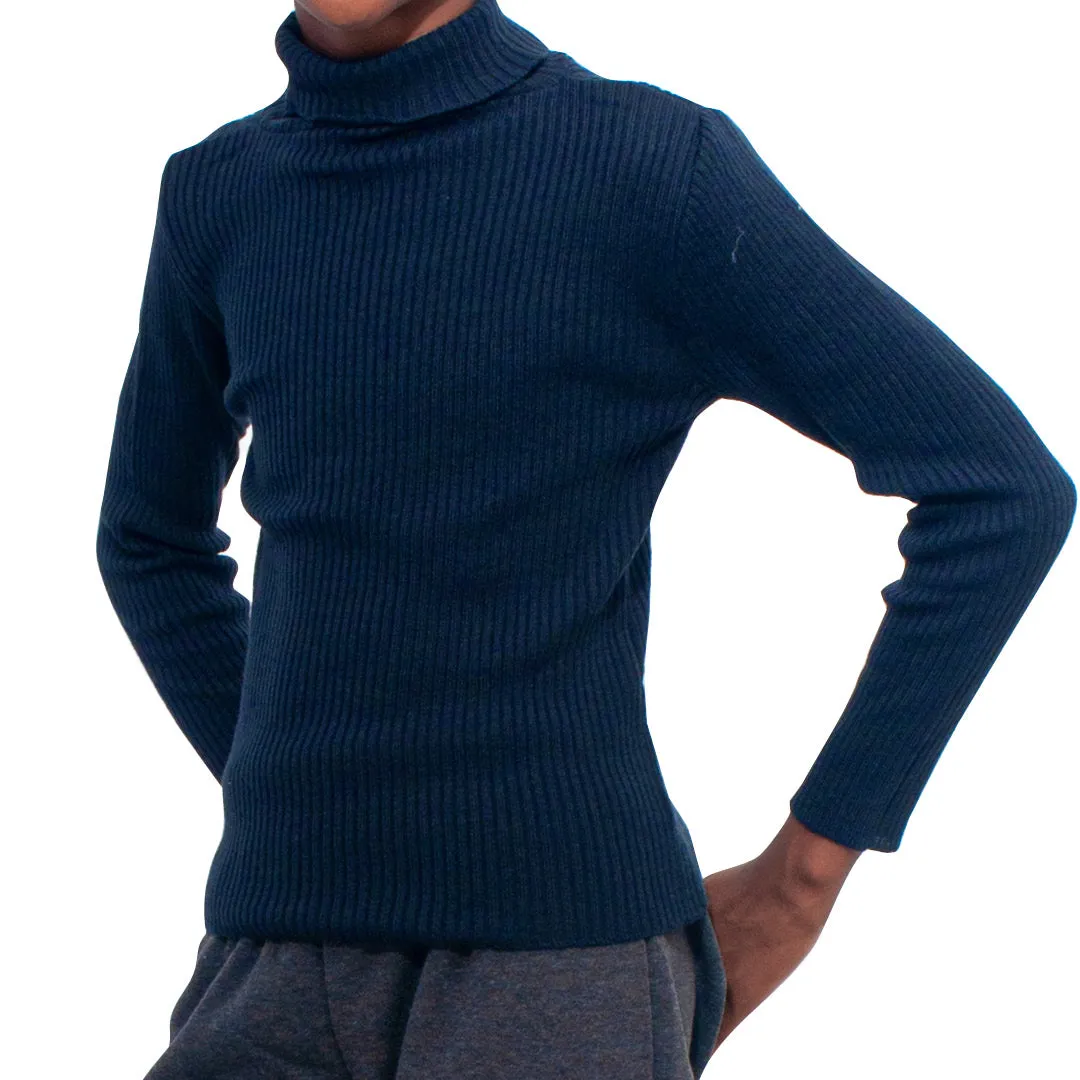 Boys Navy Poloneck sold by Fashion World product image thumbnail 3