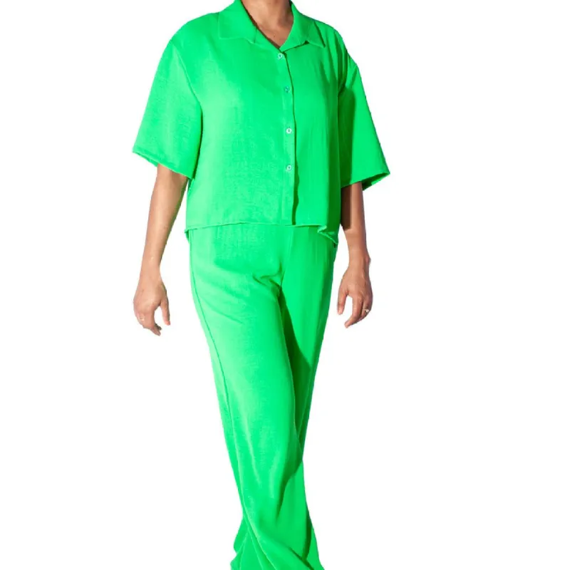 Green Short Sleeve Top sold by Fashion World