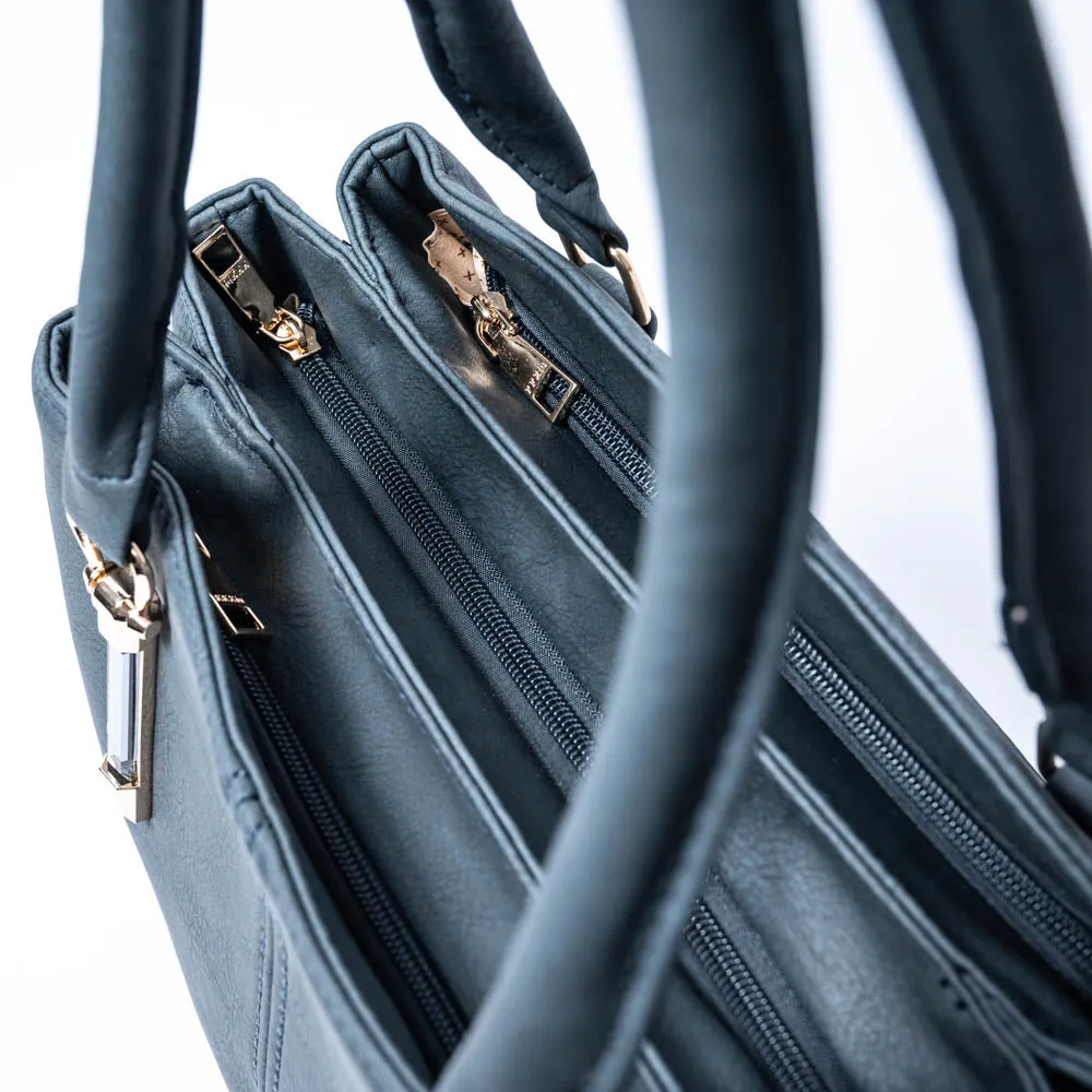 Black Multi Compartment Bag sold by Fashion World product image thumbnail 4