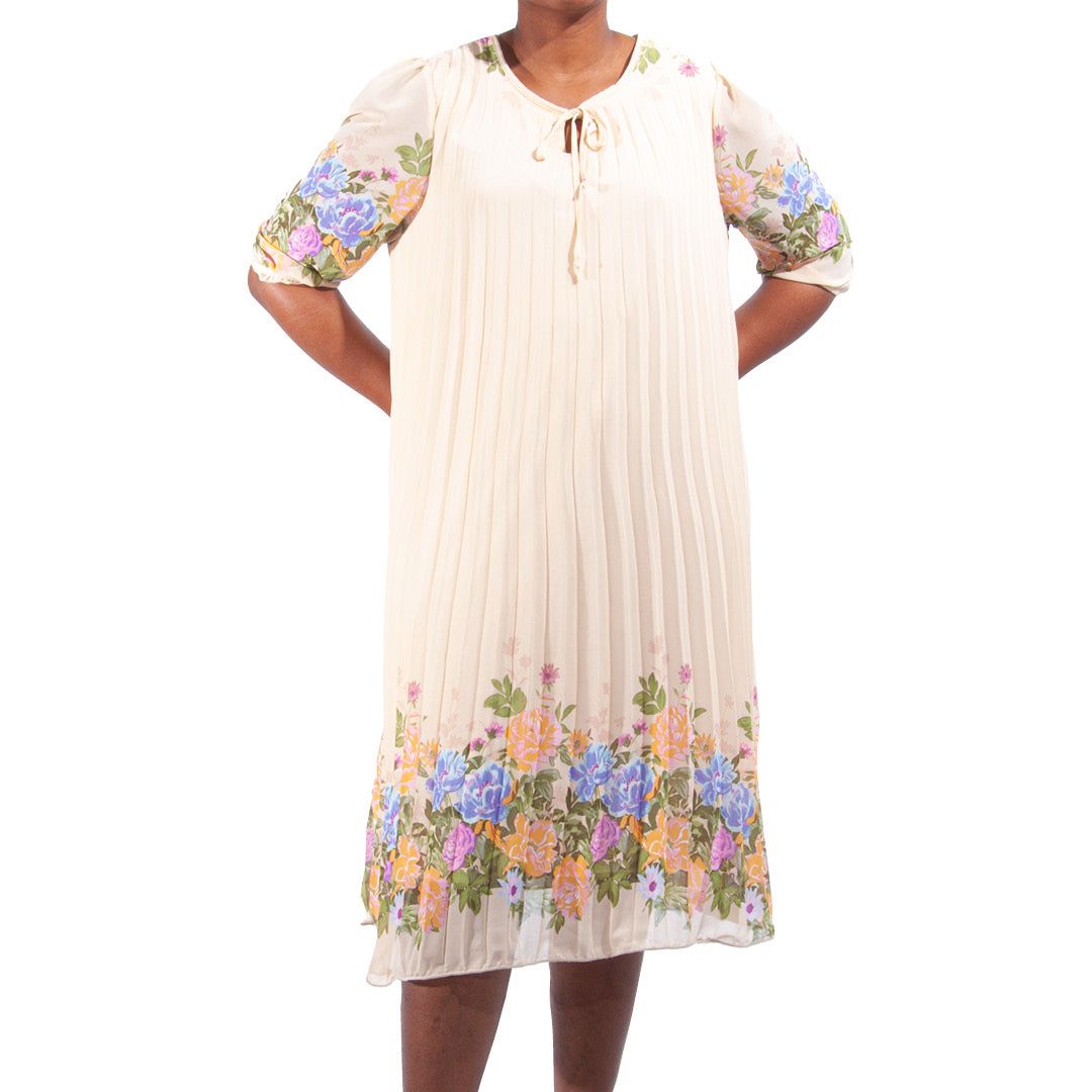 Plus Size Chiffon Pleated Tunic sold by Fashion World