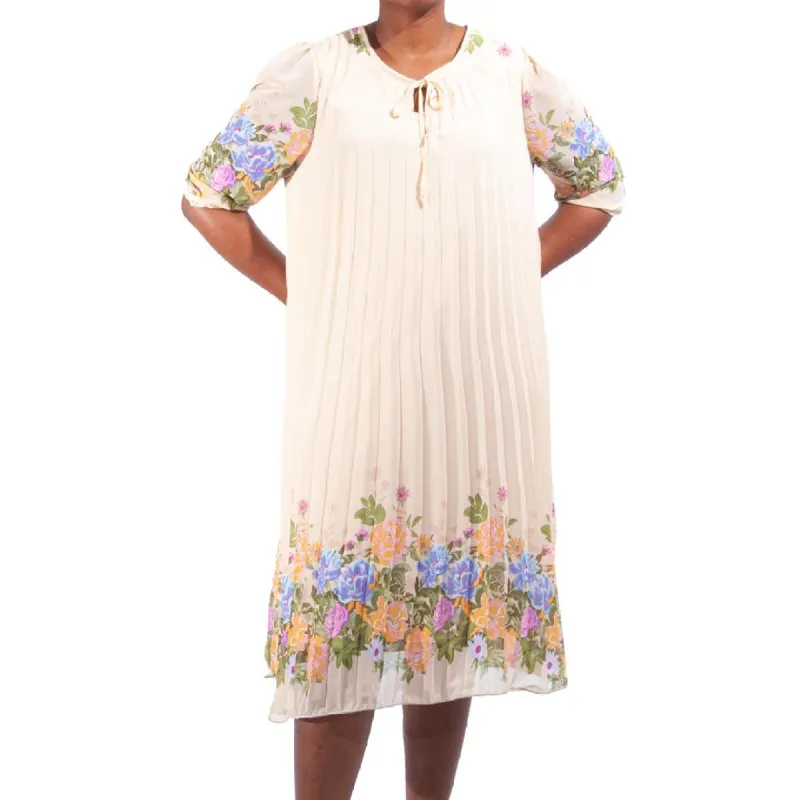 Plus Size Chiffon Pleated Tunic sold by Fashion World
