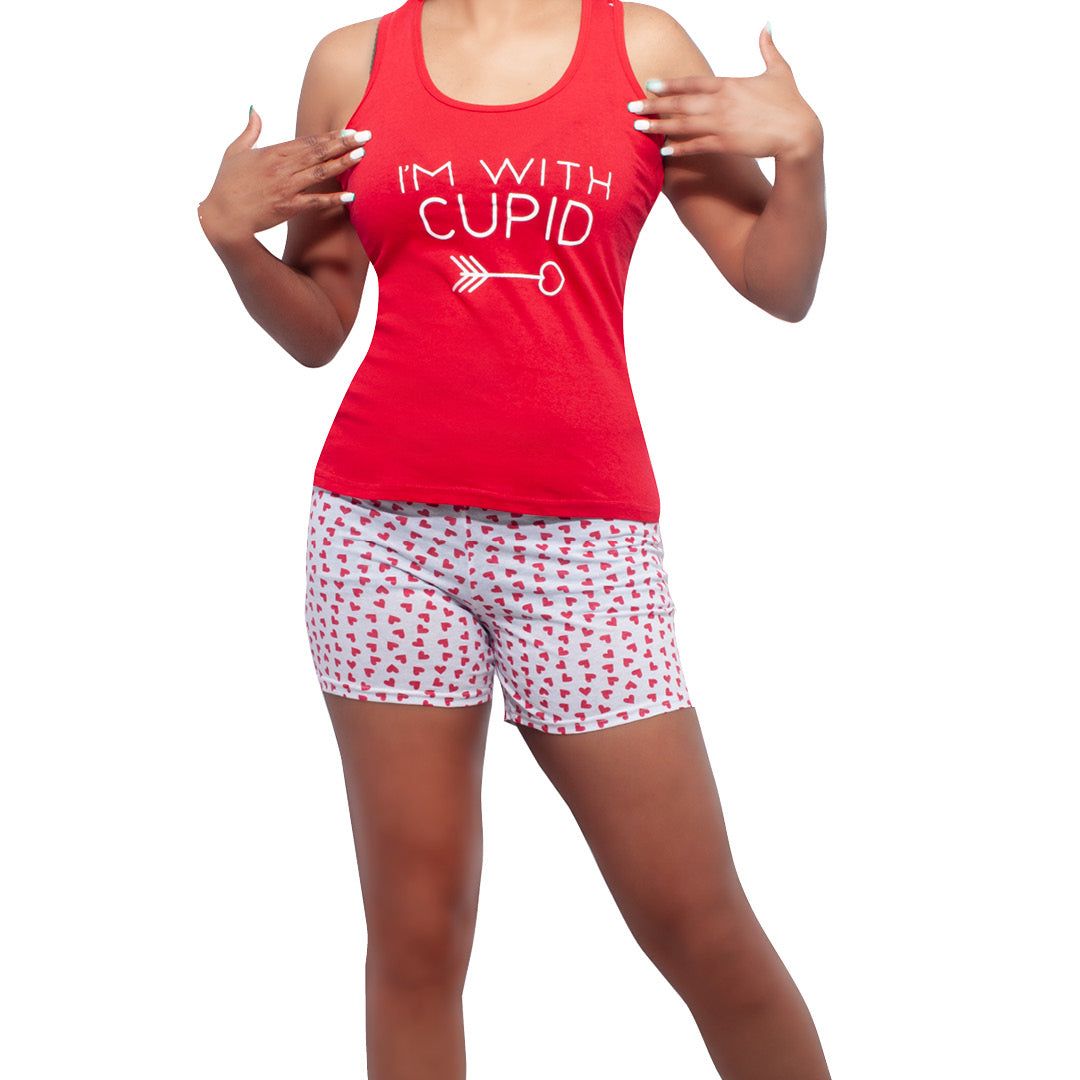 Printed Cupid Edit Shorty Pyjamas sold by Fashion World product image thumbnail 4