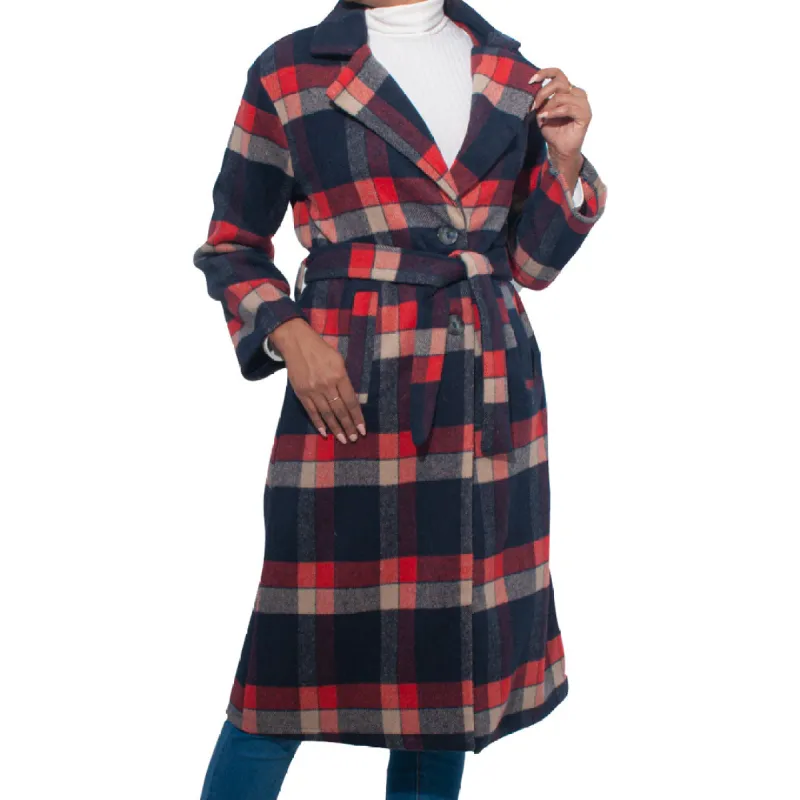 Check Print Melton Jacket sold by Fashion World