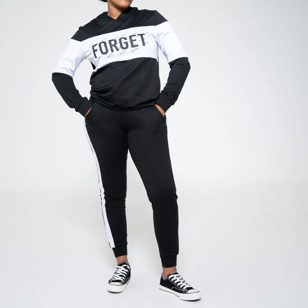 Black Hooded Tracksuit Set sold by Fashion World product image thumbnail 2