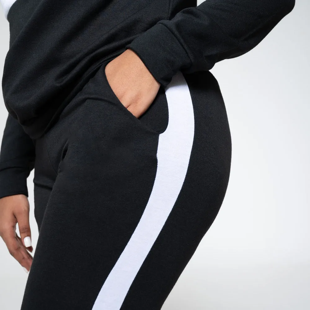 Black Hooded Tracksuit Set sold by Fashion World product image thumbnail 3