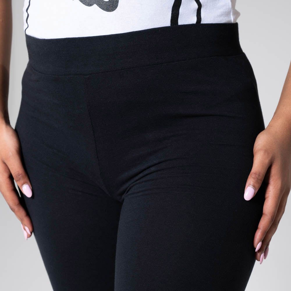 Cotton Black Leggings sold by Fashion World product image thumbnail 3