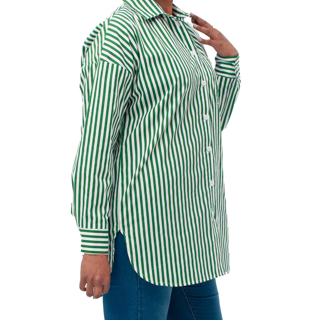 Long Sleeve Striped Top sold by Fashion World product image thumbnail 2