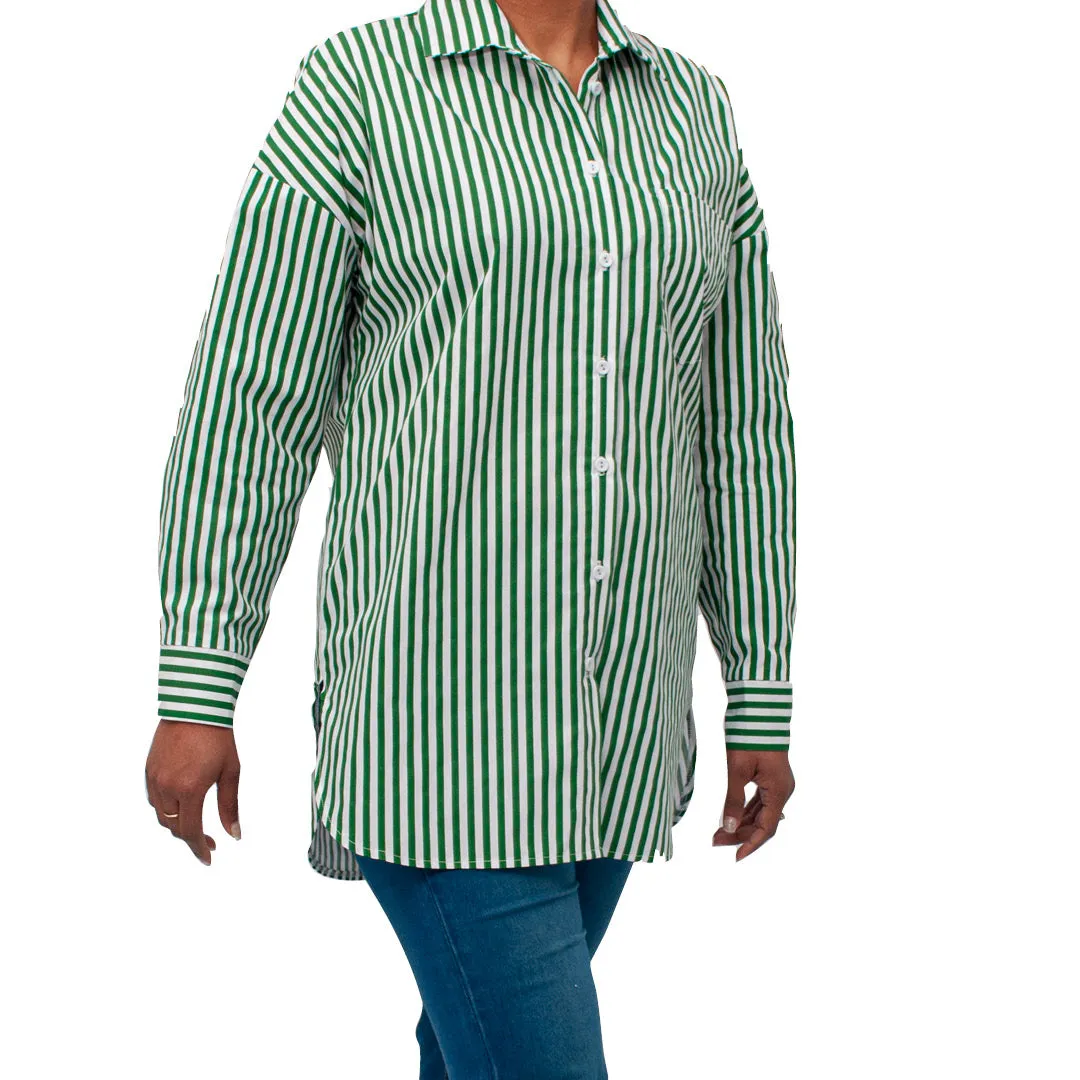 Long Sleeve Striped Top sold by Fashion World