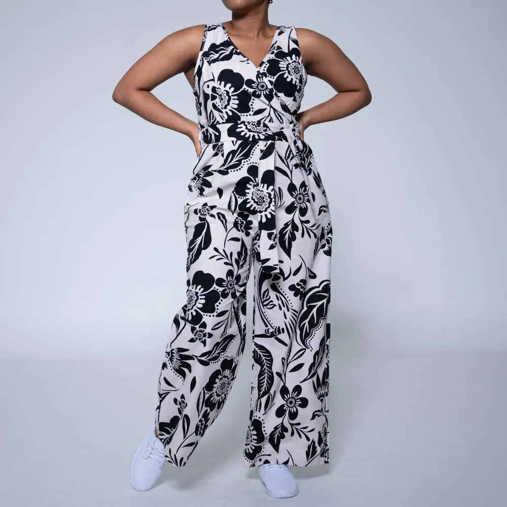 Sleeveless Printed Jumpsuit sold by Fashion World product image thumbnail 5