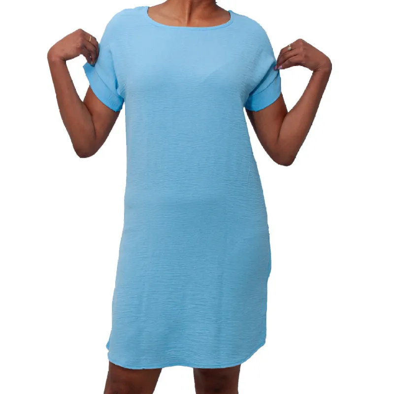 Blue Airflow Tunic sold by Fashion World