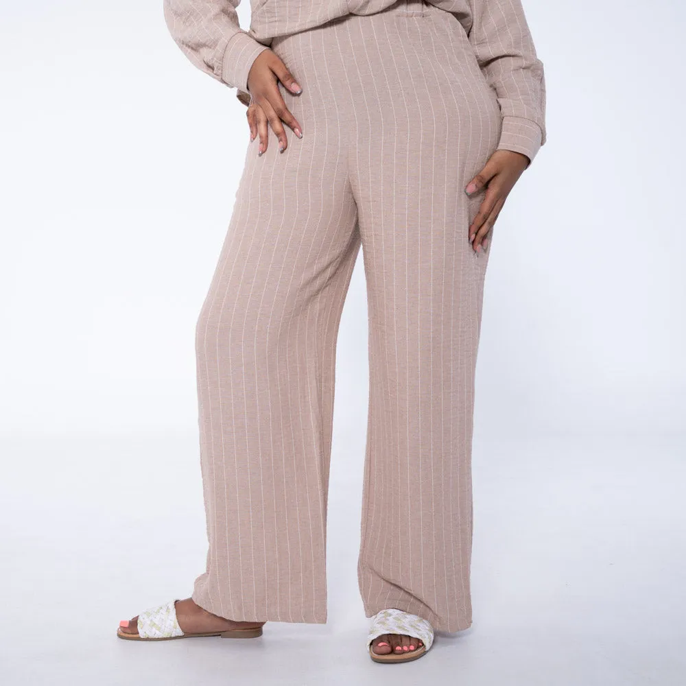 Taupe Airflow Pants sold by Fashion World product image thumbnail 4