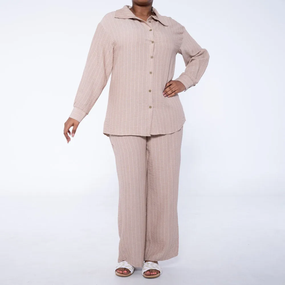 Taupe Airflow Pants sold by Fashion World product image thumbnail 3