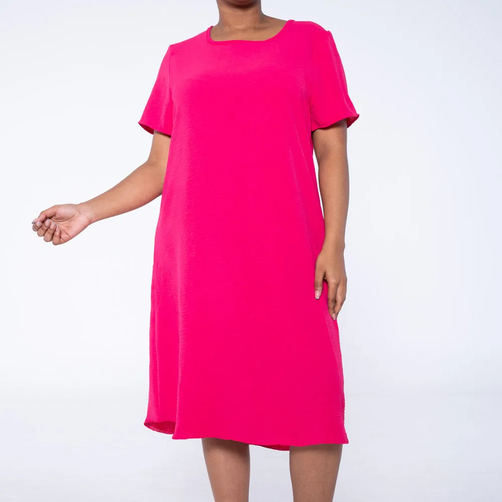 Fuchsia Plus Size Airflow Tunic sold by Fashion World product image thumbnail 3