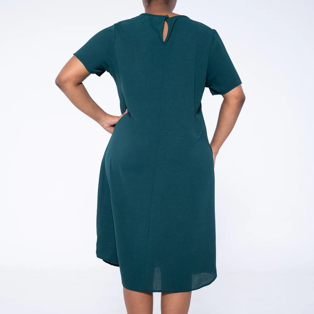 Bottle Green Plus Size Airflow Tunic sold by Fashion World product image thumbnail 5