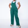 Emerald Linen Jumpsuit sold by Fashion World