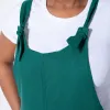 Emerald Linen Jumpsuit sold by Fashion World