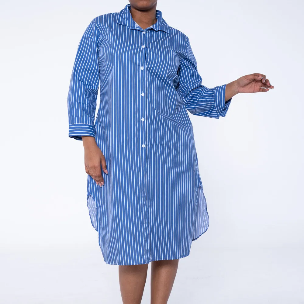 Striped Poplin Tunic sold by Fashion World product image thumbnail 2