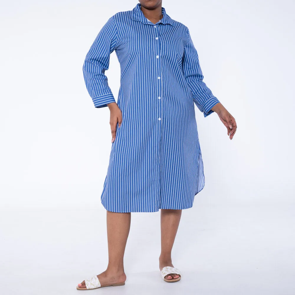 Striped Poplin Tunic sold by Fashion World product image thumbnail 3