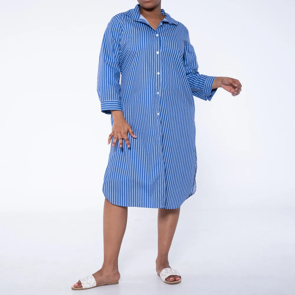 Striped Poplin Tunic sold by Fashion World product image thumbnail 4