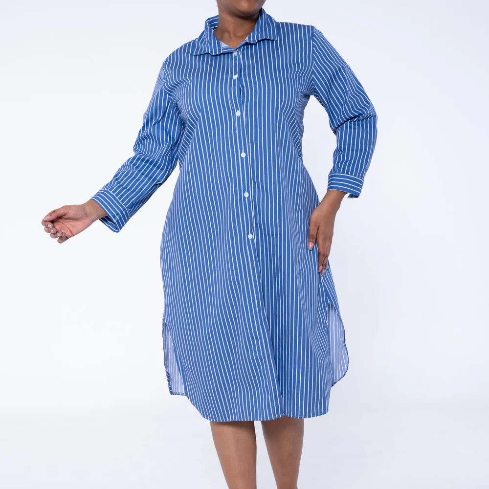 Striped Poplin Tunic sold by Fashion World