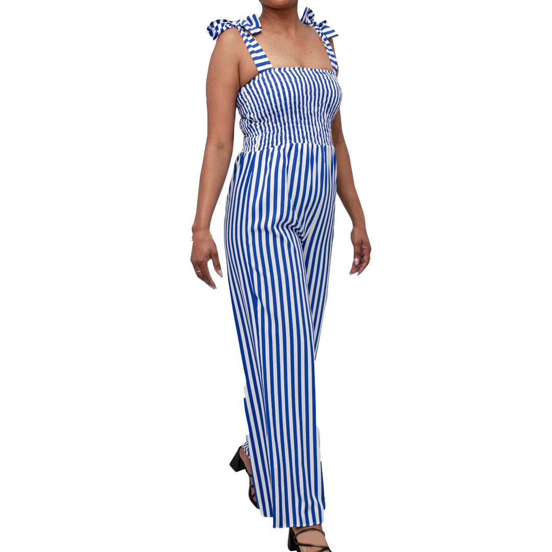 Striped Print Jumpsuit sold by Fashion World product image thumbnail 2