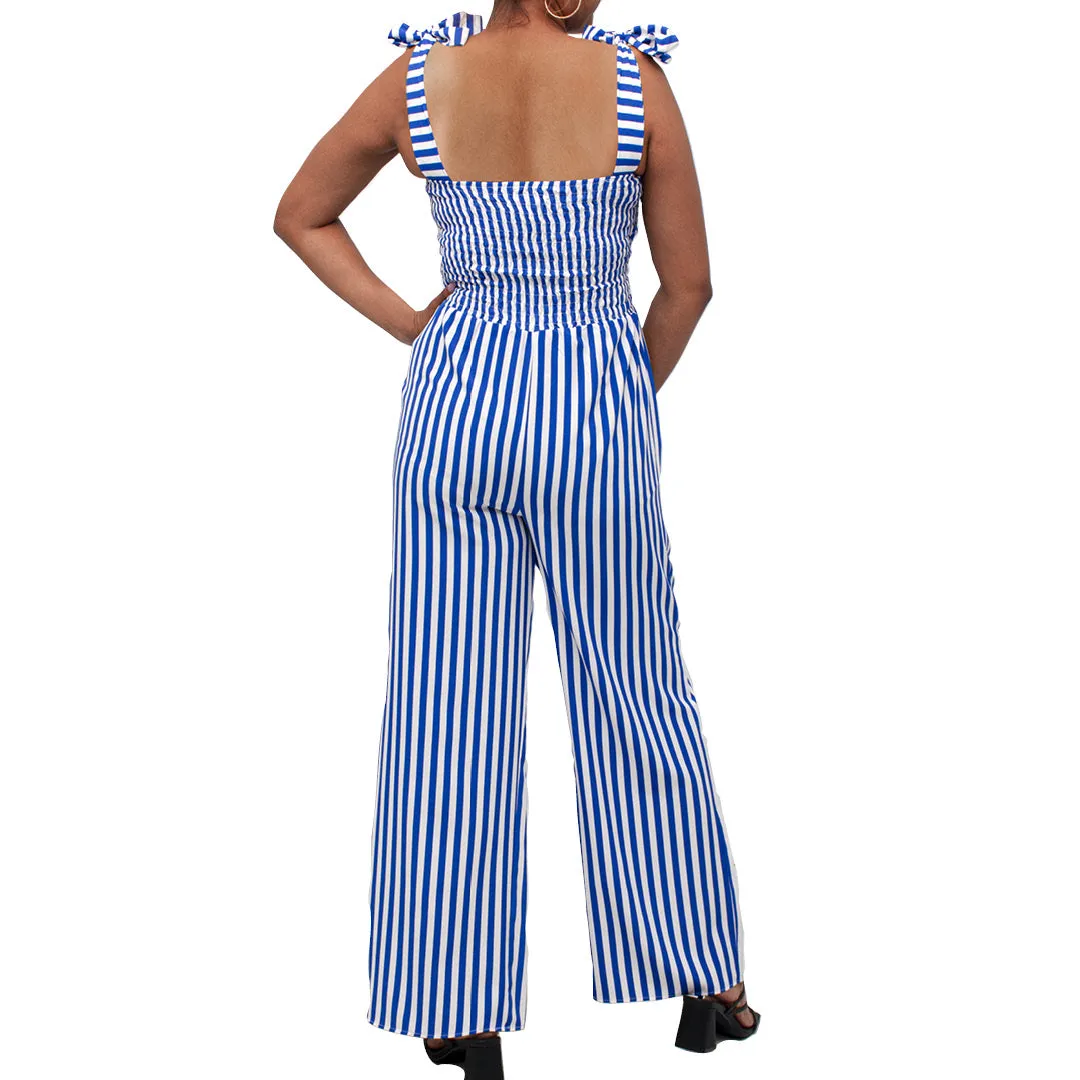 Striped Print Jumpsuit sold by Fashion World product image thumbnail 3